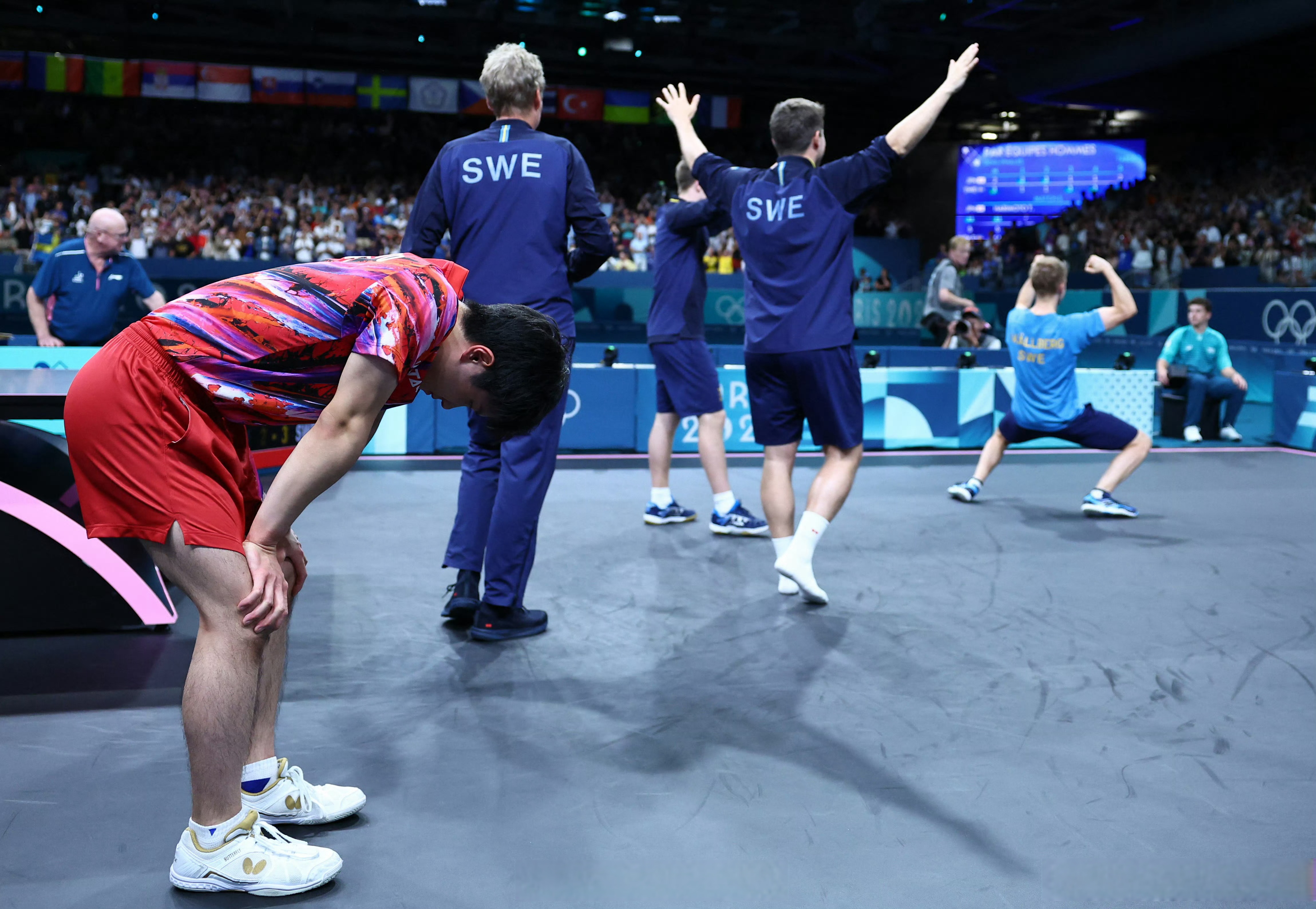 瑞典队鏖战奥地利队，张本智和惊艳四座的简单介绍