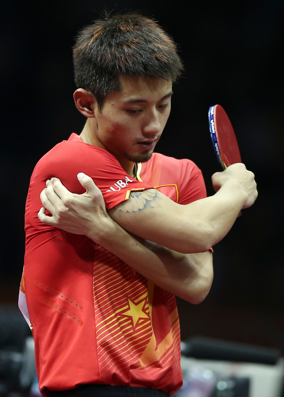 瑞典队险胜韩国队，张继科统治全场的简单介绍